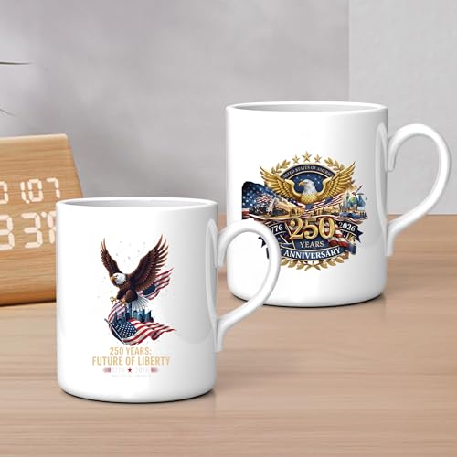 250 Years UV DTF Cup Wraps, Transfer Stickers for Glass Tumblers - color: Us648