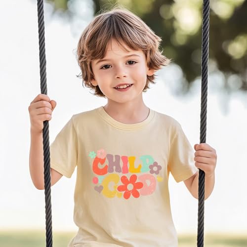 IAM A Child of God Christian Shirts for Kids Toddler Jesus Religious Tee Tops Bible Verse Clothes 2-7 Years - color: Child of God#4, size: 2T
