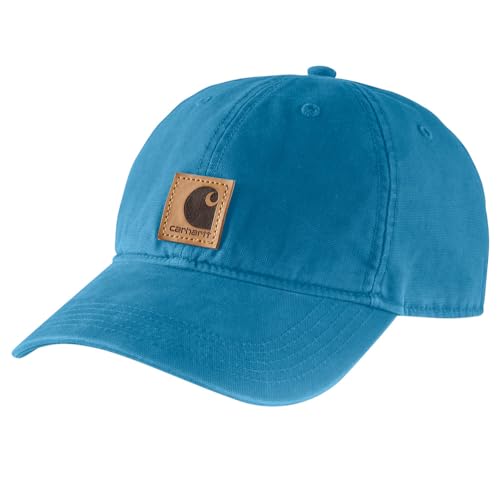 Carhartt mens Canvas Cap - color: Marine Blue