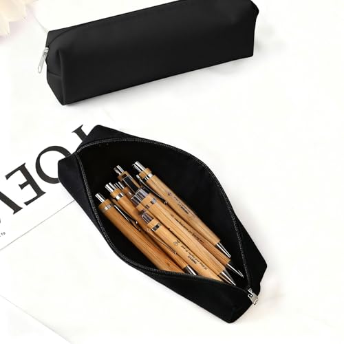 Bible Verse Pens 25 Pcs with 12 Christian Pens & 12 Refills & 1 Black Pen Pouch Bamboo Retractable Ballpoint Pens Inspirational Quote Pen Religious Gifts for Men Women - color: Deep Black