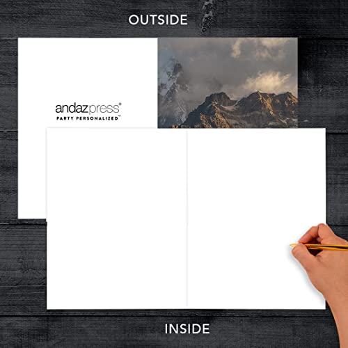 Andaz Press Jumbo Sympathy Card with Envelope, Sorry For Your Loss Card, Blessed Are Those Who Mourn, Premium Condolences Card with Big Blank Space to Send to Friends, Family, 8.5" x 11", 1-Pack - color: Blessed Are Those Who Mourn