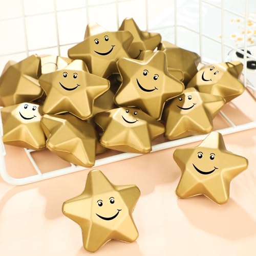 DEEKIN 72 Pcs Star Foam Relief Toys for Teens, Adults, Positive Style - style: Positive Style