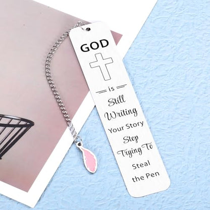 Christian Bookmark Gifts for Women Men, Inspirational Bible Verse Gift,Bookmarks for Reading Women Men Religious Scripture Book Marks Cross for Friends Bookish Readers Christmas Birthday Faith