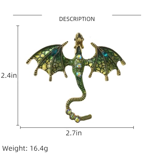 Brooch Pins For Women Fashion Elegant Brooches Lapel Badges Coat Sweater Scarves Shawl Dress Accessory Wedding Party Prom Jewelry - color: Green -C