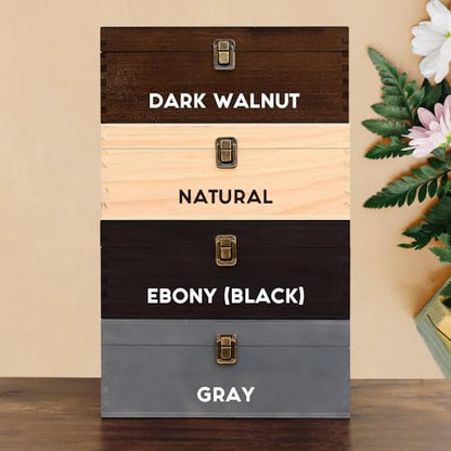 Baptism Gift for Boys & Girls, Personalized Wooden Memory Box - style: 2. Baptism Designs