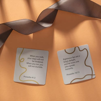 DIVERSEBEE Bible Verse Cards, 60 Unique Prayer Cards (Proverbs Theme) - color: Proverbs