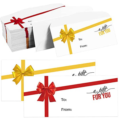 Jetec 150 Pcs Christmas Money Envelopes Cash Gift Card for Birthday Wedding