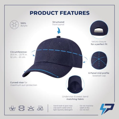 Custom Baseball Cap Team Jesus Life Time Member Christian God - color: Navy Personalized Text Here