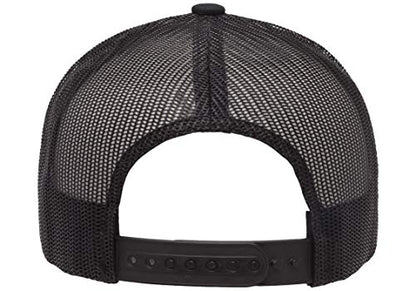 Yupoong Men's YP Classics Retro Trucker Hat, Black, One Size