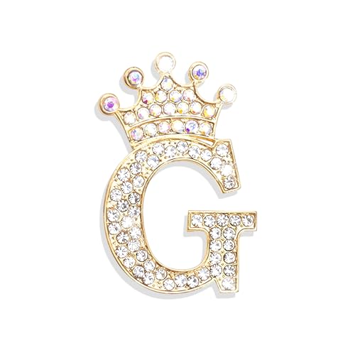 Brooches and Pins for Women A-Z Letter Rhinestone Brooch Pin Jewelry Gifts - color: B3