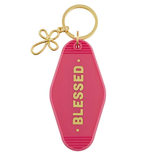 Creative Brands Faithworks - Inspirational Vintage Style Motel Key Ring, 3.5 x 2-Inch, Blessed - color: Blessed, size: 3.5 x 2-Inch