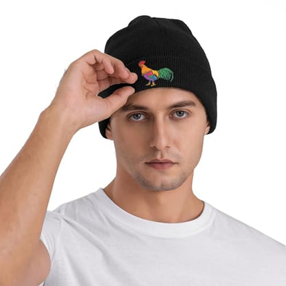 Embroidered Beanie Hat for Men Women - color: 13