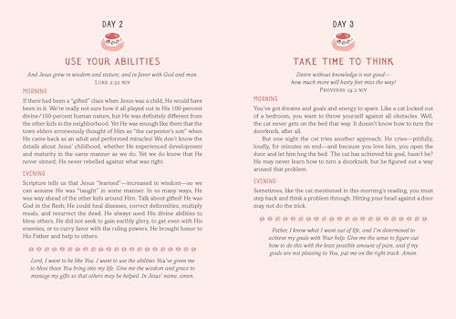 Daily Wisdom for Teen Girls Morning and Evening