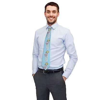 Men's Ties Novelty Tie Necktie for Men Teen Boys Multicolor Tie Party Holiday Thanksgiving Christmas - color: Black Giraffes