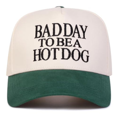 Trendy Embroidered Baseball Cap for Men & Women, Adjustable Snapback Hat for Casual Wear - color: Green Beige 621