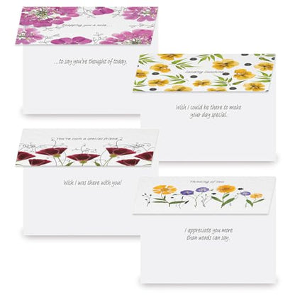 Current Thinking of You Cards - style: Pressed Flowers