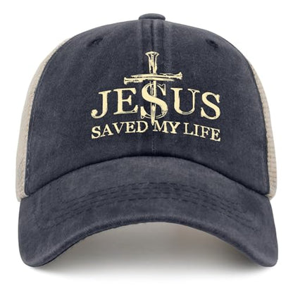 Jesus Hat Gifts for Men - color: Purplish Blue0410