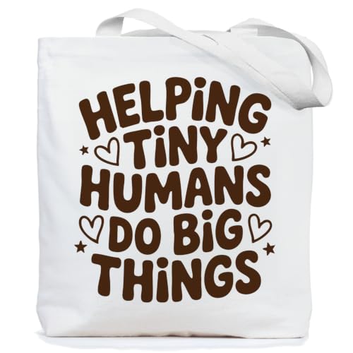 Chicimln Teacher Appreciation Gifts Tote Bag, Kindergarten Preschool Teacher Gifts Canvas Tote Bags - color: Teacher Gift 07