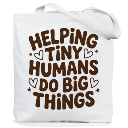 Chicimln Teacher Appreciation Gifts Tote Bag, Kindergarten Preschool Teacher Gifts Canvas Tote Bags - color: Teacher Gift 07