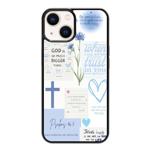 Bible Verse Phone Case Shockproof Protective Christian Jesus Phone Cases for iPhone 14 Plus - color: Jesus, size: iPhone 14 Plus