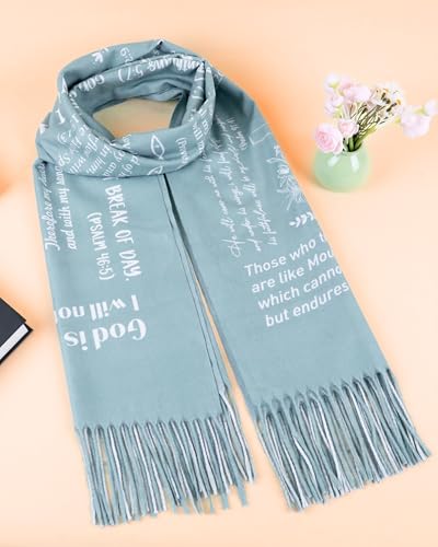 Bozidol Prayer Shawls and Wraps for Women - color: Mist Teal