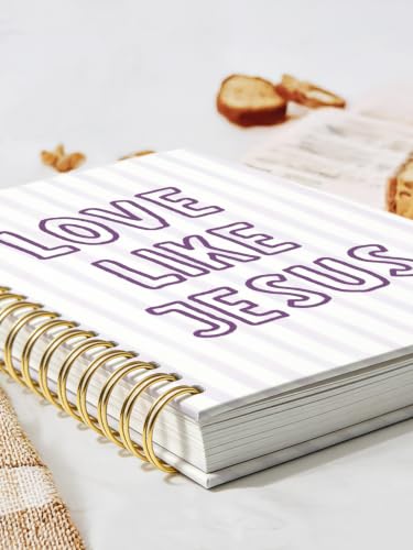 Christian Jesus Notebook Journal,Christian Gifts for Women(Purple) - color: LOVE LIKE JESUS-purple