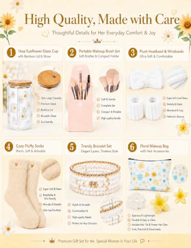 14PCS Gifts for Teen Girls - Gift Basket for Teen Girl, Gifts Trendy Stuff - color: Beige