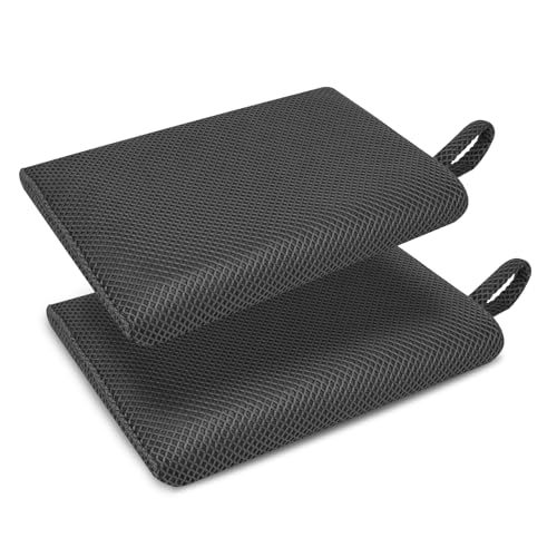 Anycosy Stadium Seat Cushion,Portable and Extra Thick Bleacher Seats Cushion for Any Outdoor Events (2 Pack-Gray)