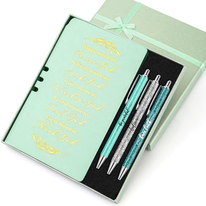 Spakon 5 Pcs Christian Gifts for Women Church Gifts - color: Green, style: Happy Moment