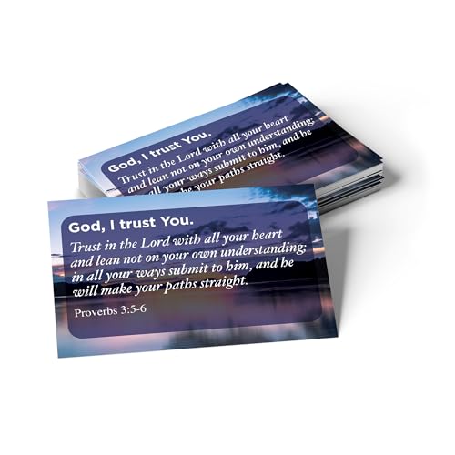 Logos Trading Post Prov 3:5-6 Pass It On Scripture Cards, Pack of 25 - color: God I Trust You
