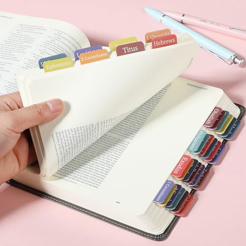 Mr. Pen- Bible Tabs, 75 Tabs, Elegant Rainbow - color: Elegant Rainbow