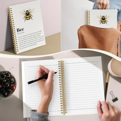 YLZlhb Bumble Bee Spiral Notebook Journal 5.5x8.3 Inch - color: noun
