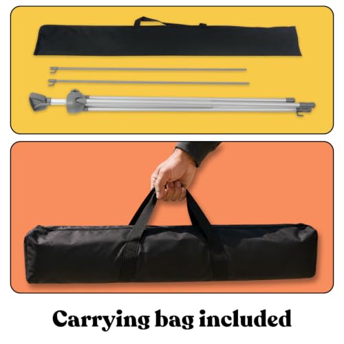 T-SIGN Tripod X Banner Stands - Adjustable 23”x63” to 32”x78” Banner Holder - size: 2 Pack