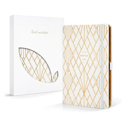 Comix Aesthetic Lined Journal for Writing, 192 Pages, 100GSM Paper, A5 Size - color: White
