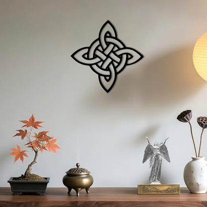 YATEASLU Celtic Cross Wall Decor, 3D Knot Art