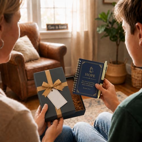 INSADA 10 Sets Christian Gifts, Prayer Journals with Pens for Church Groups