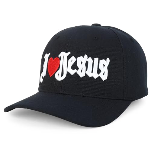 Trendy Apparel Shop Only Jesus Praying Hand Embroidered Christian Ball Cap - color: Black 1