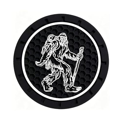 2Pcs 2.75 Inch Sasquatch Car Cup Holder Coaster Insert Tough Auto Sasquatch Bigfoot Car Accessories - color: Cup-sasquatch