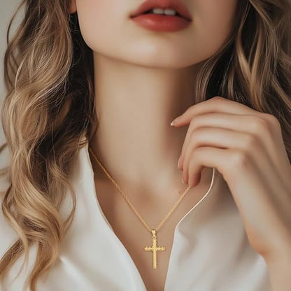 Cross Necklace for Women 14K Gold Cross Necklaces for Women