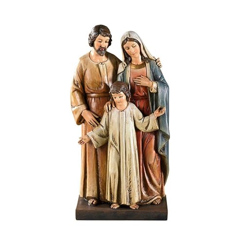 Avalon Gallery Catholic Saints Figurine - Toscana Collection Religious Statue, 8" H, Holy Family - color: Holy Family