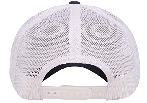 Yupoong Yp Classics Retro Trucker Cap - color: Navy/White, size: One Size, style: Single