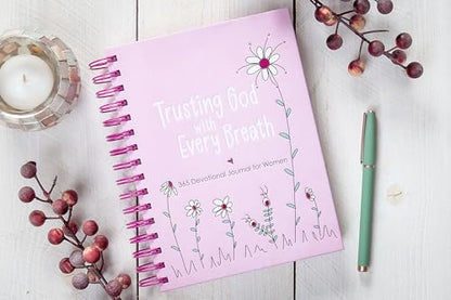 Trusting God with Every Breath: 365 Devotional Journal for Women