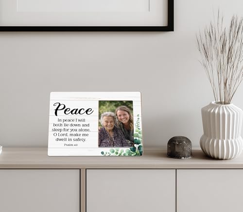 Christian Picture Frames for Women - color: Psalm 4:8
