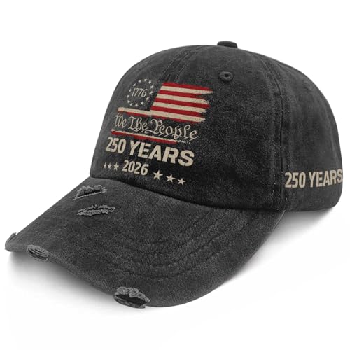 250th Anniversary 250 Years Freedoms Baseball Hat Running Embroidered Cap for - color: 250th Anniversary 250 Years Freedoms12