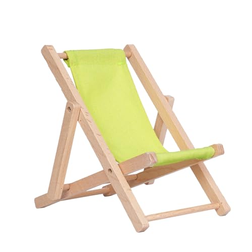 Foldable Wooden Cell Phone Stand, Phone Holder for Desk - color: Yellowish green
