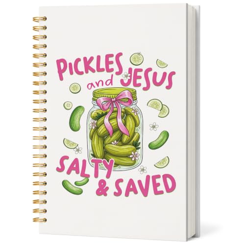 Jesus Cucumber Christian Church Notebook Journal for Women Teen Girls - color: Christian Cucumber