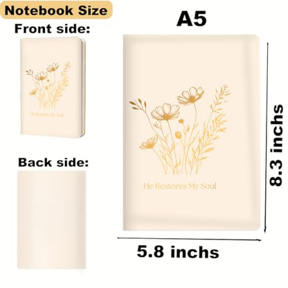 Bible Verse Lined Journal Notebook for Women Men, Christian Gifts for Women - color: Multi 0336