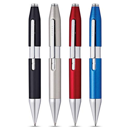 Cross X Refillable Gel Ink Rollerball Pen, Chrome Appointments, Includes Branded Retail Packaging - Graphite Grey - color: Graphite Gray