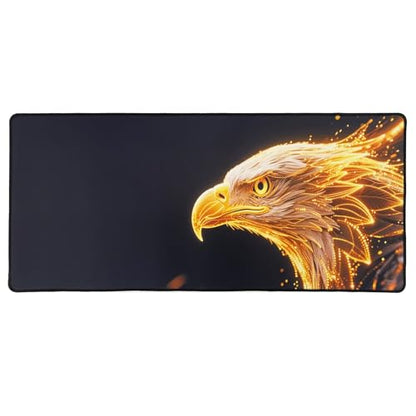 XXL Gaming Mouse Pad 35.4x15.7 Professional Large Mouse Pad & Computer Game Mouse Mat-90x40 Eaglecmh - color: Eaglecmh, size: 35.4L x 15.7W inches