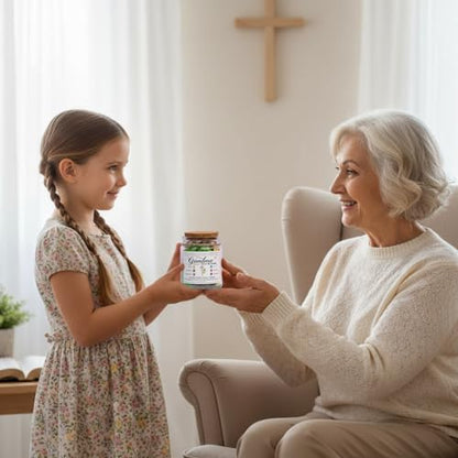 Bible Verse Jar for Grandma – 92 Scriptures of Love - color: Bible For Grandma